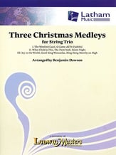 Three Christmas Medleys Violin, Viola, Cello String Trio cover